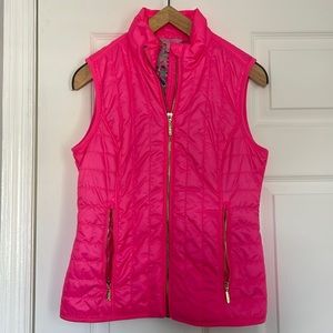 Pink Lilly Pulitzer vest, lightly used - great condition